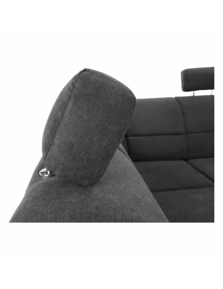 Colțar SANTIAGO U, living, 325x86/106x168/217 cm, piele eco & textil | MobilaOK