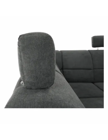 Colțar SANTIAGO U, living, 325x86/106x168/217 cm, piele eco & textil | MobilaOK