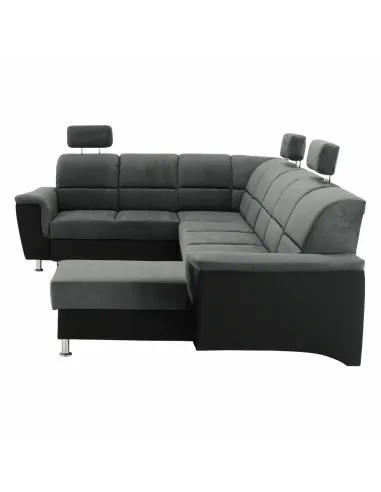 Colțar SANTIAGO U, living, 325x86/106x168/217 cm, piele eco & textil | MobilaOK