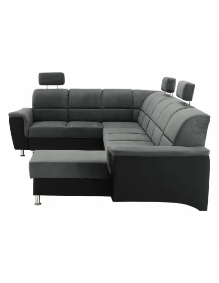 Colțar SANTIAGO U, living, 325x86/106x168/217 cm, piele eco & textil | MobilaOK