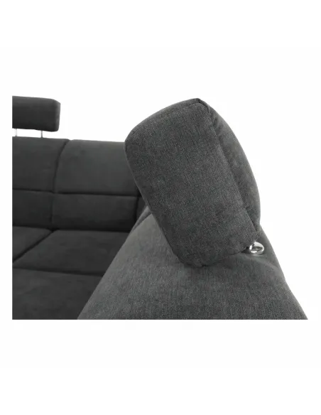 Colțar SANTIAGO U, living, 325x86/106x168/217 cm, Piele ecologică și textil | MobilaOK
