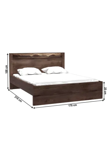 Pat INFINITY I-19 dormitor 160x200 PAL melaminat | MobilaOK