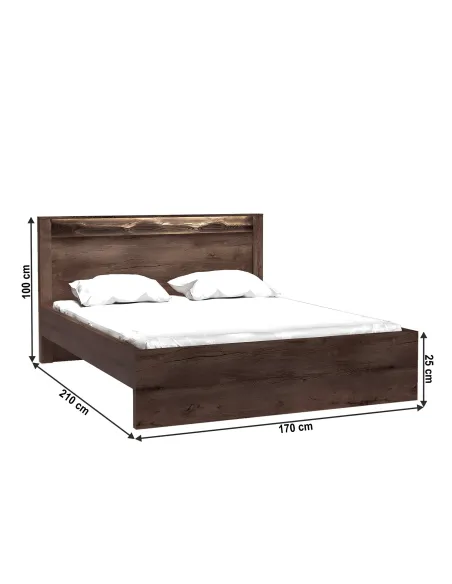 Pat INFINITY I-19 dormitor 160x200 PAL melaminat | MobilaOK