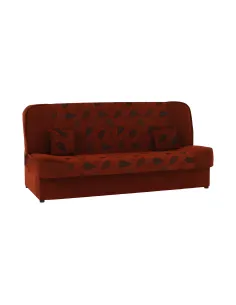 Canapea extensibilă ASIA NEW, living, 194x86x95 cm, textil cărămiziu | MobilaOK