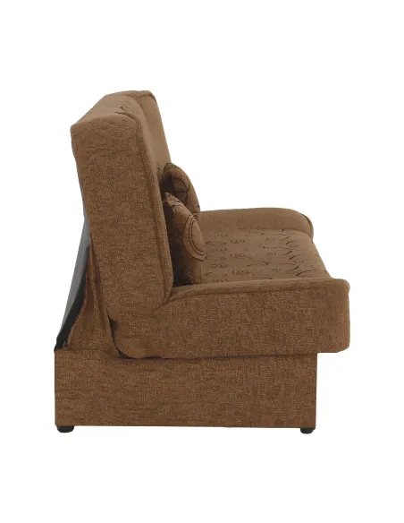 Canapea extensibilă ASIA NEW, living, 194x86x95 cm, textil auriu | MobilaOK