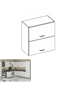 Dulap Superior, PRADO, bucătărie, 60x71.5x31 cm, PAL melaminat | MobilaOK 2
