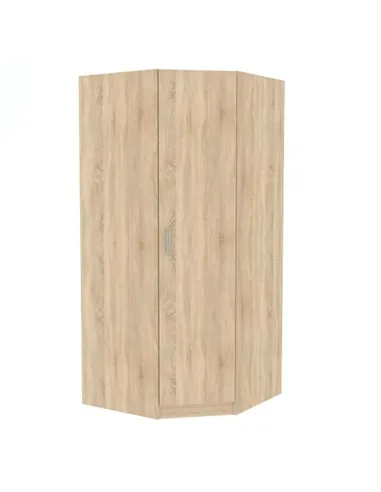 Dulap de colț INVITA, stejar sonoma, pentru dormitor, 90.5x90.5x200 cm, PAL melaminat | MobilaOK