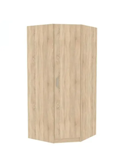 Dulap de colț INVITA, stejar sonoma, pentru dormitor, 90.5x90.5x200 cm, PAL melaminat | MobilaOK