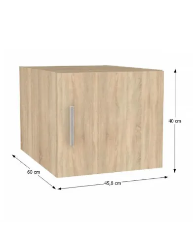 Dulap Superior (corp suspendat), INVITA, dormitor/hol/birou, 45.8x60x40 cm, PAL, KONDELA | MobilaOK
