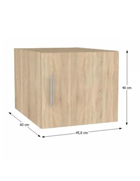 Dulap Superior (corp suspendat), INVITA, dormitor/hol/birou, 45.8x60x40 cm, PAL, KONDELA | MobilaOK