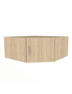 Dulap de colț, INVITA, dormitor/hol/living, 91x91x40 cm, PAL melaminat stejar sonoma | MobilaOK
