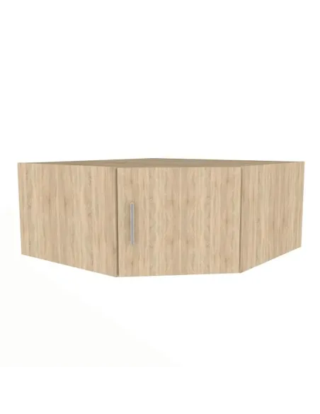 Dulap de colț, INVITA, dormitor/hol/living, 91x91x40 cm, PAL melaminat stejar sonoma | MobilaOK
