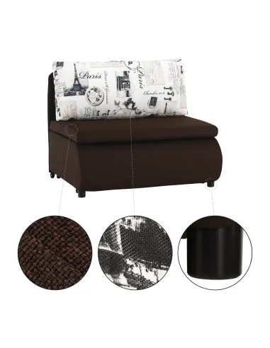 Fotoliu KENY, living/dormitor, 100x90x87 cm, textil Savana 16 | MobilaOK
