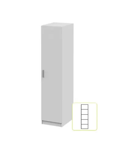 Dulap INVITA Tip 1 pentru hol/dormitor, 45.8x60x200 cm, PAL melaminat | MobilaOK
