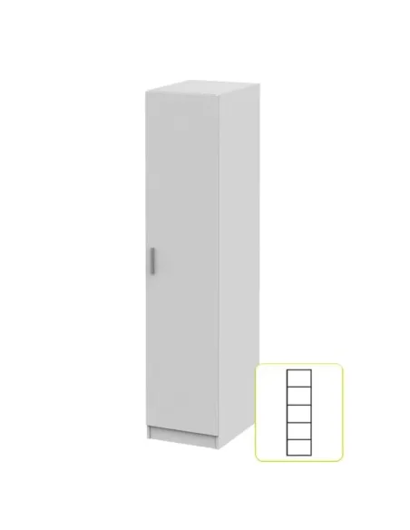 Dulap INVITA Tip 1 pentru hol/dormitor, 45.8x60x200 cm, PAL melaminat | MobilaOK