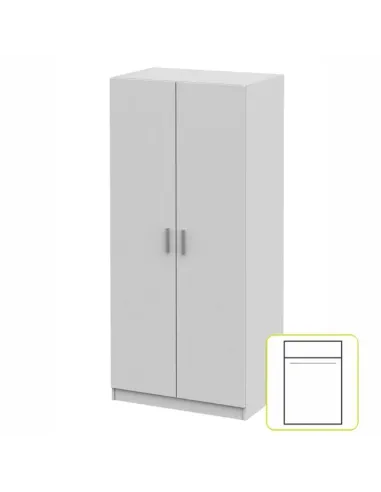 Dulap INVITA Tip 4 pentru dormitor/hol, 90x60x200 cm, PAL melaminat | MobilaOK