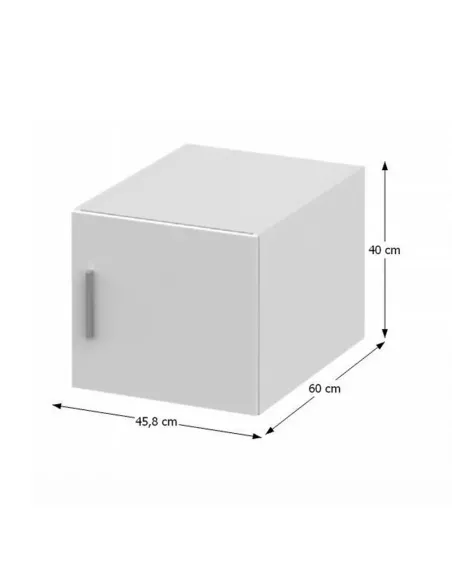 Dulap Superior, INVITA, bucătărie/baie/hol, 45.8x60x40 cm, PAL melaminat | MobilaOK