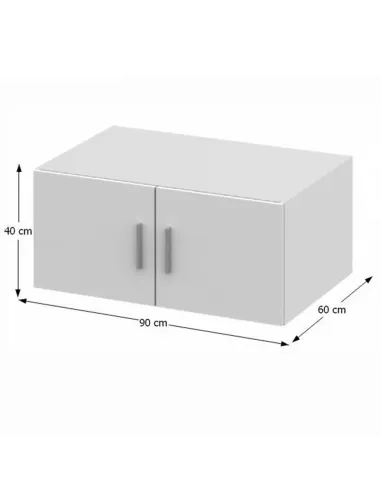 Dulap Superior (corp suspendat) INVITA, dormitor/hol/living, 90x60x40 cm, PAL melaminat | MobilaOK