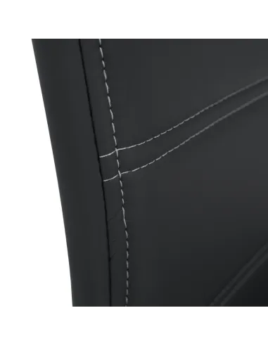 Scaun ABIRA NEW dining, 44x56.5x98.5 cm, Piele eco / Crom | MobilaOK
