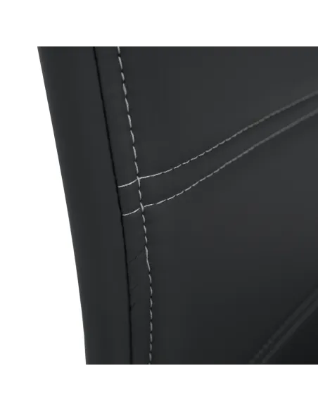 Scaun ABIRA NEW dining, 44x56.5x98.5 cm, Piele eco / Crom | MobilaOK