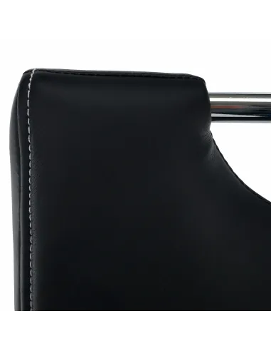 Scaun Dining KONDELA, living/sufragerie, 43x44x96 cm, Piele PU + Crom | MobilaOK