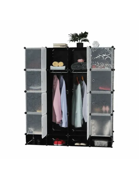 Organizator Dulap, RODAN TYPE 2, dormitor/hol, 147x47x165 cm, Plastic/Metal | MobilaOK