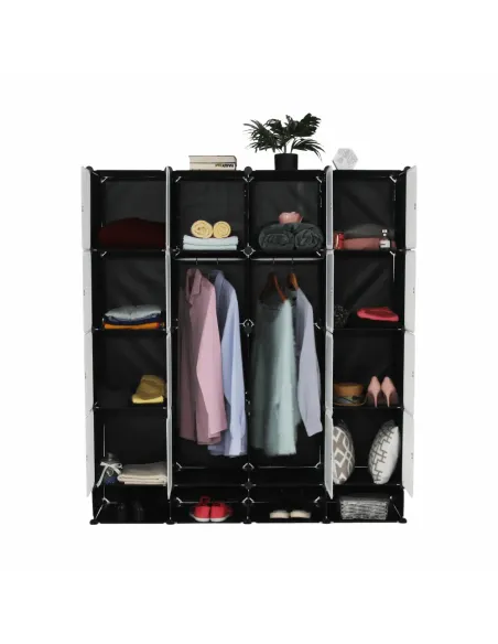 Organizator Dulap, RODAN TYPE 2, dormitor/hol, 147x47x165 cm, Plastic/Metal | MobilaOK