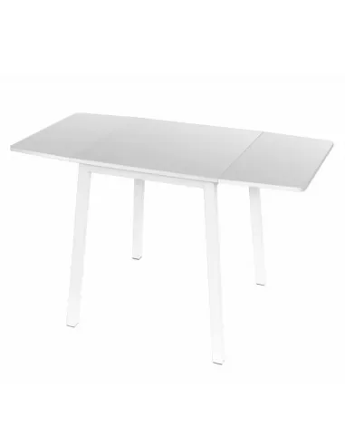 Masă Dining MAURO, living/bucătărie, 60-120x60 cm, PAL/MDF cu folie și metal | MobilaOK