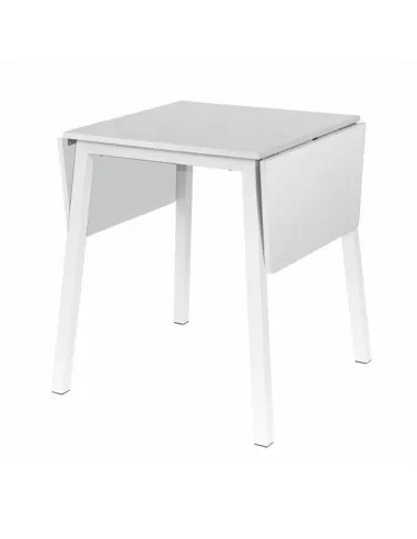 Masă Dining MAURO, living/bucătărie, 60-120x60 cm, PAL/MDF cu folie și metal | MobilaOK