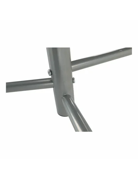 Cuier OTMAR, slujitor mut, 46x30x108 cm, metal, gri | MobilaOK