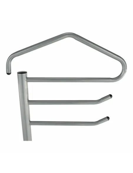 Cuier OTMAR, slujitor mut, 46x30x108 cm, metal, gri | MobilaOK