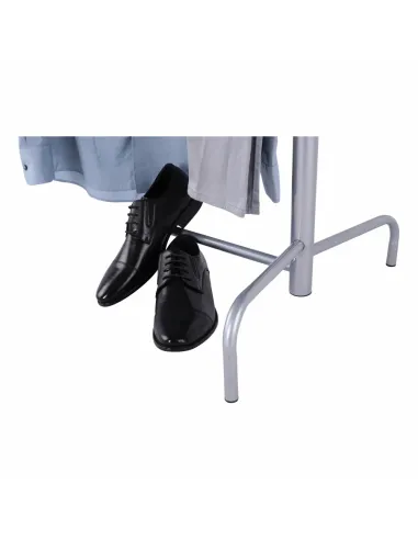 Cuier OTMAR, slujitor mut, 46x30x108 cm, metal, gri | MobilaOK
