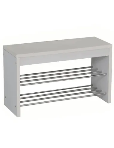 Laviță cu Dulap pentru Încălțăminte LUSIA, hol, 80x30x47 cm, MDF și metal | MobilaOK