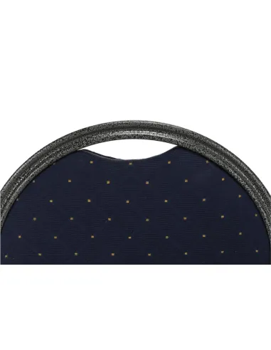 Scaun JEFF 2 NEW, birou/ședințe, 44x59x91 cm, textil albastru/cadru gri | MobilaOK