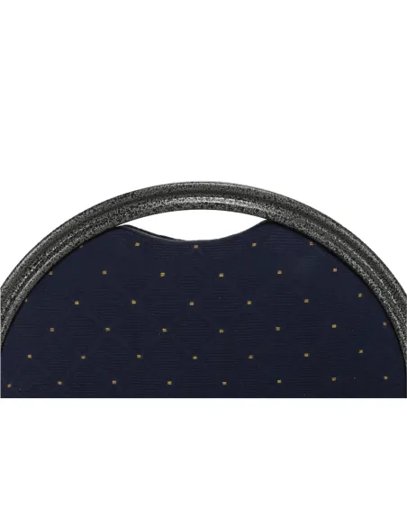 Scaun JEFF 2 NEW, birou/ședințe, 44x59x91 cm, textil albastru/cadru gri | MobilaOK
