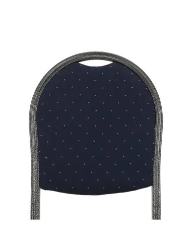 Scaun JEFF 2 NEW, birou/ședințe, 44x59x91 cm, textil albastru/cadru gri | MobilaOK