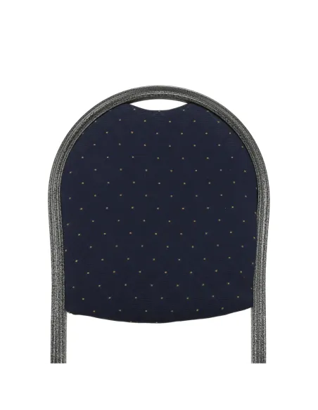 Scaun JEFF 2 NEW, birou/ședințe, 44x59x91 cm, textil albastru/cadru gri | MobilaOK