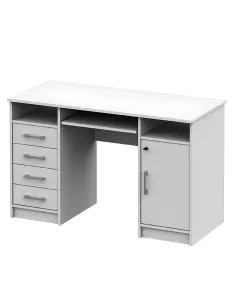 masă PC, alb, B9 NEW | MobilaOK