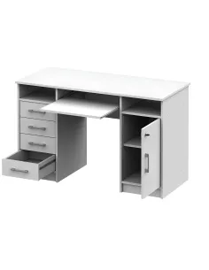 masă PC, alb, B9 NEW | MobilaOK 2