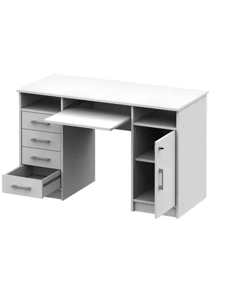 masă PC, alb, B9 NEW | MobilaOK