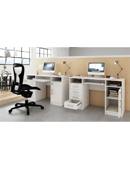 masă PC, alb, B9 NEW | MobilaOK