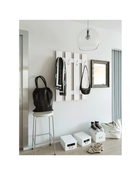 Cuier perete, KORADO NEW KV11, hol/dormitor/birou, 70x100x3.2 cm, PAL melaminat | MobilaOK