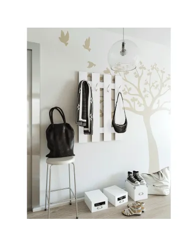 Cuier perete, KORADO NEW KV11, hol/dormitor/birou, 70x100x3.2 cm, PAL melaminat | MobilaOK