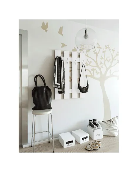 Cuier perete, KORADO NEW KV11, hol/dormitor/birou, 70x100x3.2 cm, PAL melaminat | MobilaOK