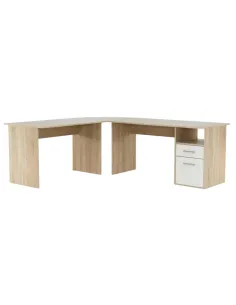 Masă PC | MAURUS NEW MA11 | birou | 203.4x175.9x70.3 cm | PAL melaminat | MobilaOK