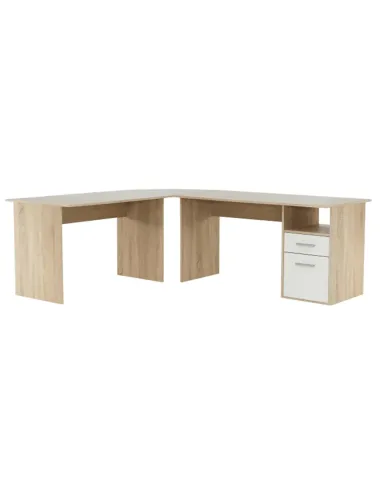 Masă PC | MAURUS NEW MA11 | birou | 203.4x175.9x70.3 cm | PAL melaminat | MobilaOK