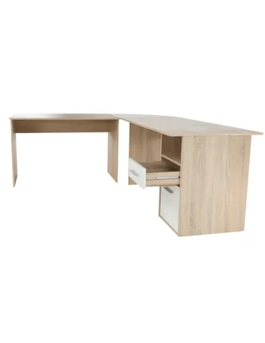 Masă PC | MAURUS NEW MA11 | birou | 203.4x175.9x70.3 cm | PAL melaminat | MobilaOK