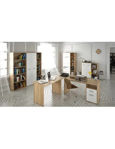 Dulap, MAURUS NEW MA32, dormitor/hol/living, 110.9x33.5x107.6 cm, PAL melaminat | MobilaOK