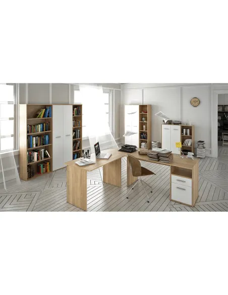 Dulap, MAURUS NEW MA50, dormitor/living, 181x181x33.5 cm, PAL melaminat | MobilaOK