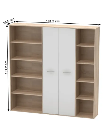 Dulap, MAURUS NEW MA50, dormitor/living, 181x181x33.5 cm, PAL melaminat | MobilaOK